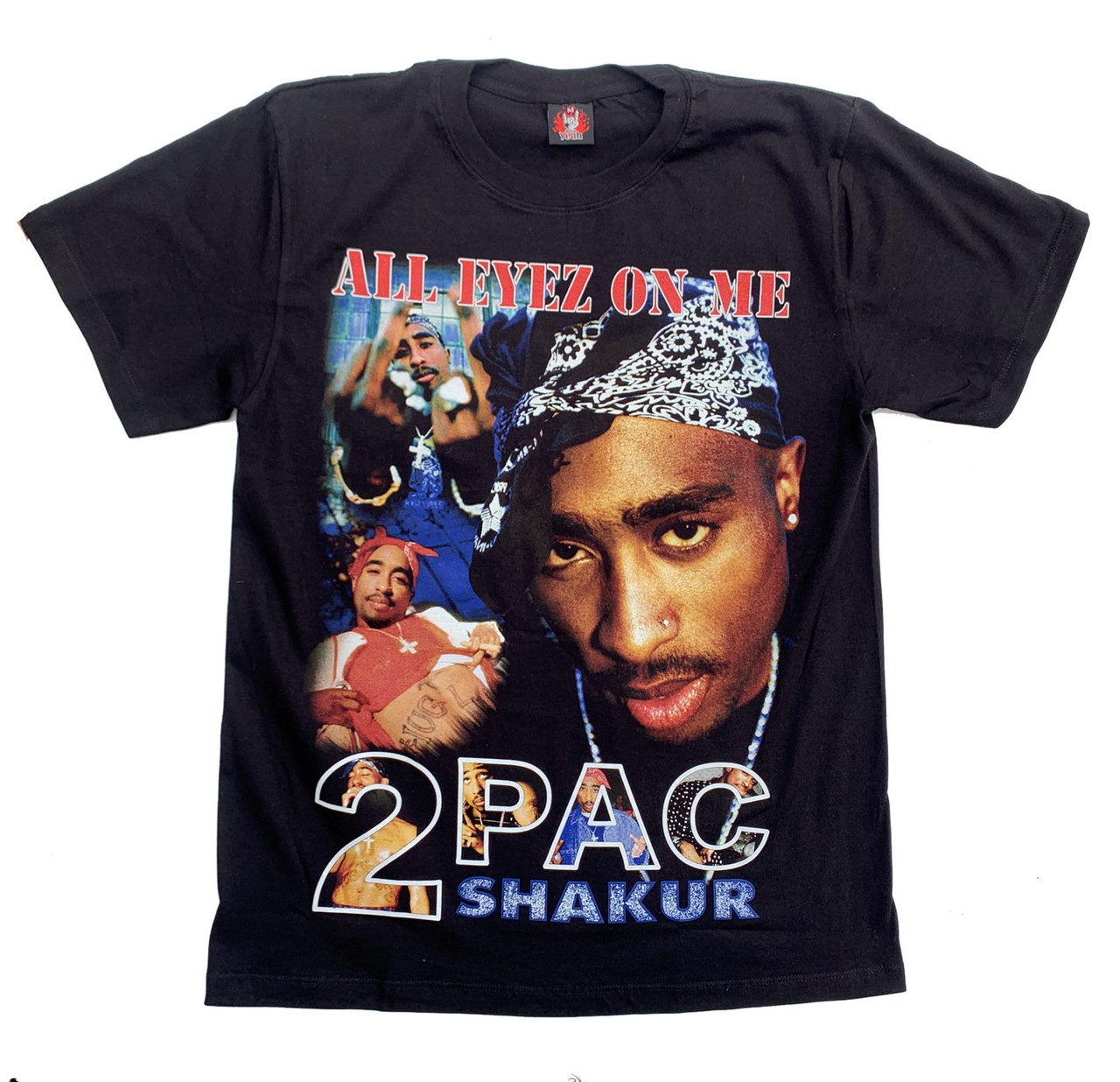 Tupac Shirt - All Eyez On Me - Front and Back Print - Available in Size S, M, L, XL, 2XL, 3XL