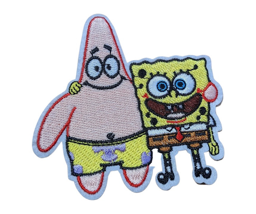 Spongebob Squarepants & Patrick Star Embroidered Patch