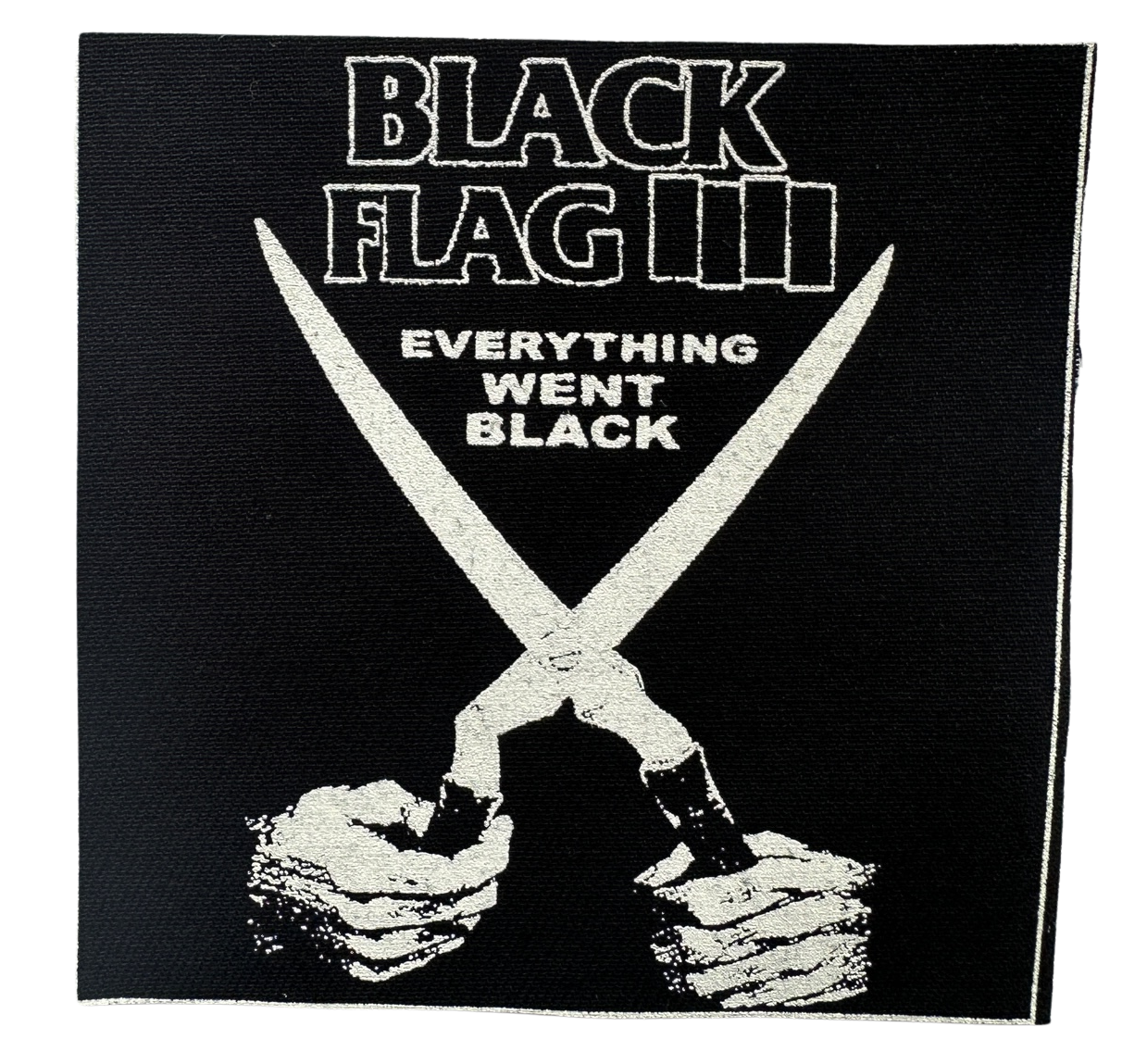 Black Flag 'Everything Went Black' Cloth Punk Patch