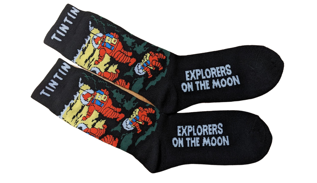 Tintin Socks - Explorers On The Moon