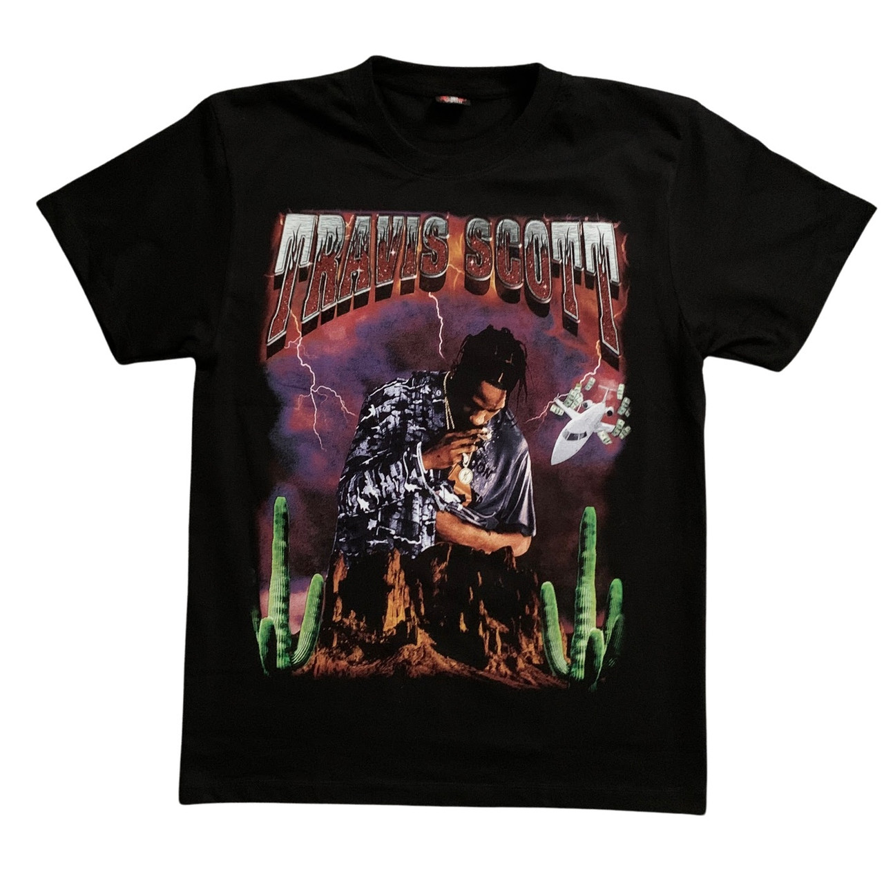 Travis Scott Shirt - Cactus - Available in Size S, M, L, XL, 2XL, 3XL, 4XL, 5XL