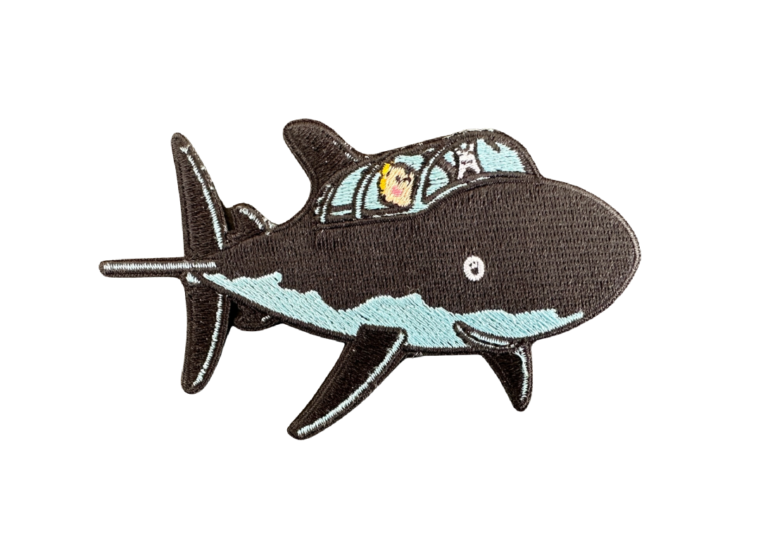 Tintin Embroidered Patch - Submarine
