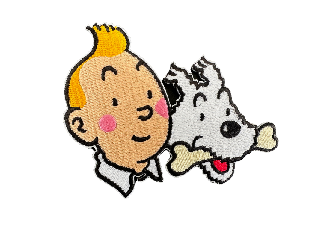 Tintin Embroidered Patch - Tintin and Snowy