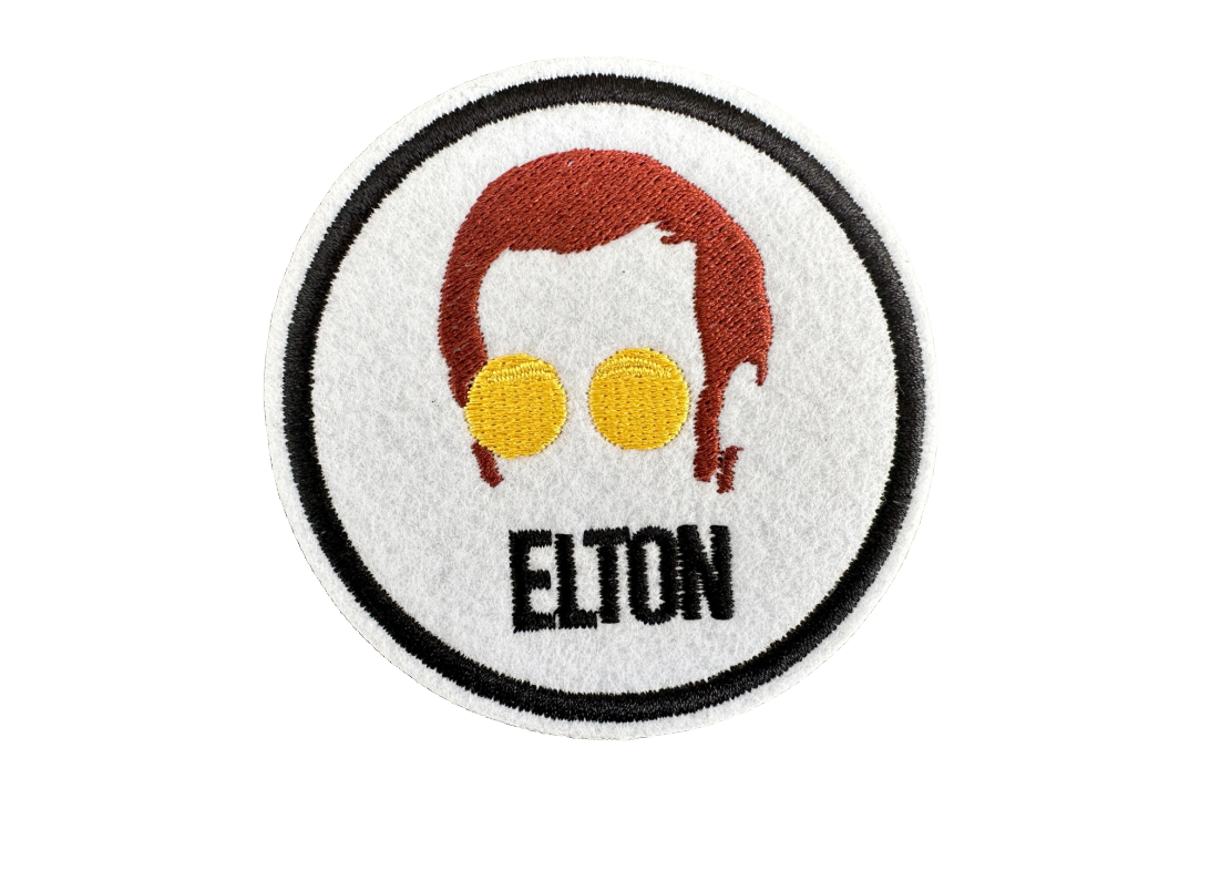 Elton John Embroidered Patch #2