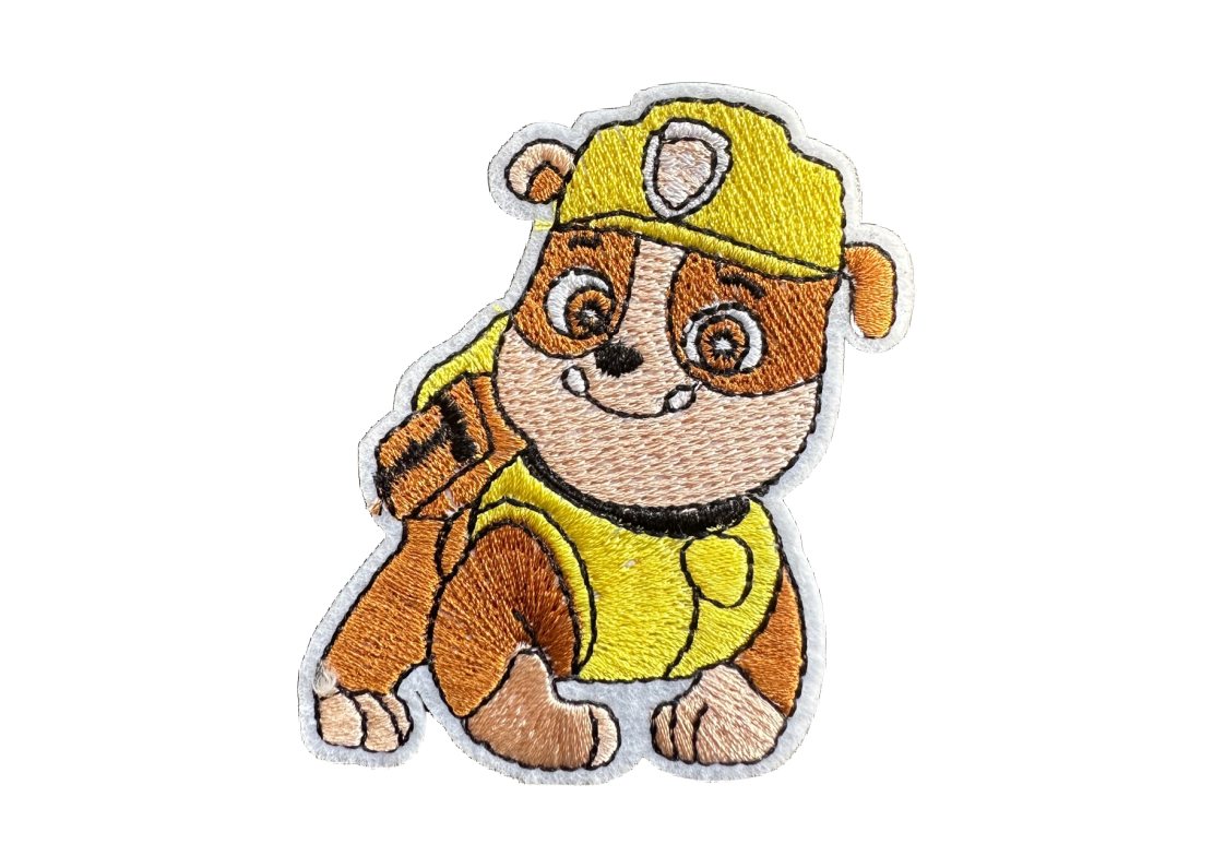Rubble - Paw Patrol Embroidered Patch