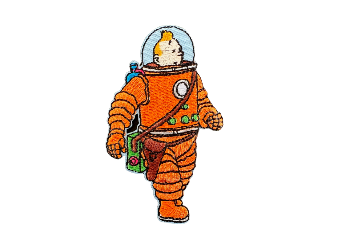 Tintin Embroidered Patch - Space Suit TinTin