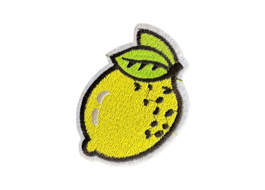 Lemon Iron On Patch