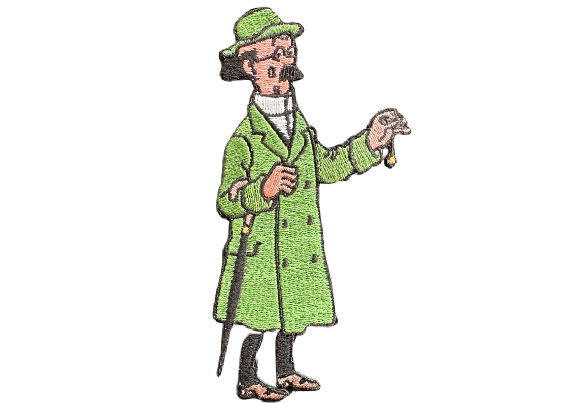 Tintin Embroidered Patch - Professor Calculus