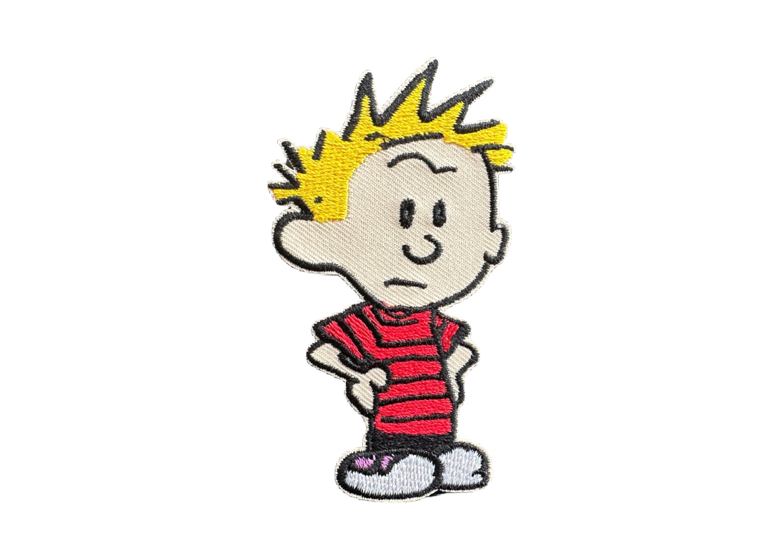 Calvin and Hobbes Embroidered Patch - Calvin