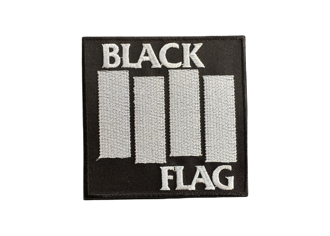Black Flag Embroidered Patch