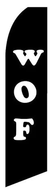 WOF - Warrant of Fitness - HUGE Advertising Flag Set