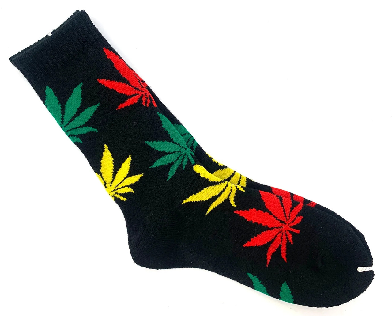 Marijuana Rasta Weed Print Socks