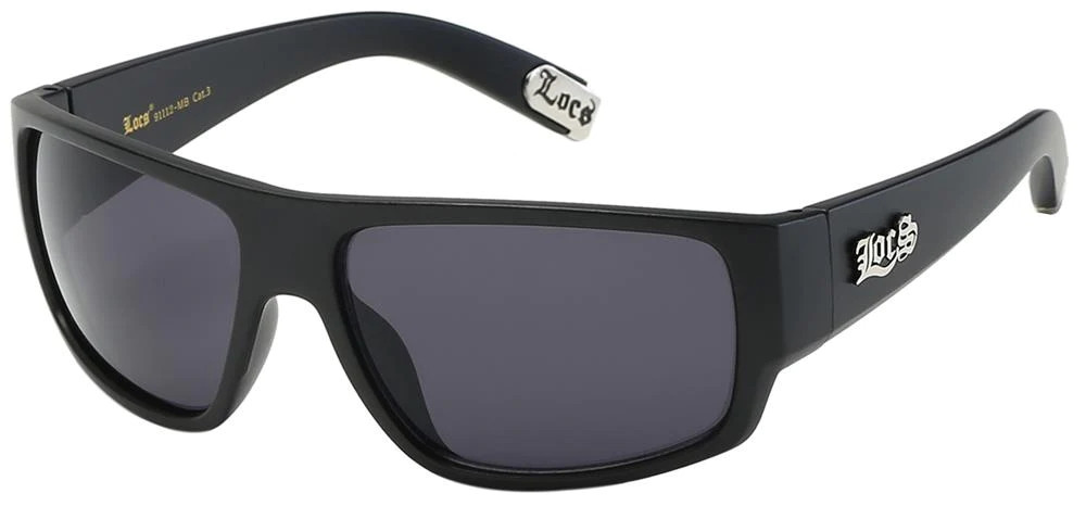 Authentic Locs Gangster / Biker Sunglasses - 91112- Available in 3 Colourways