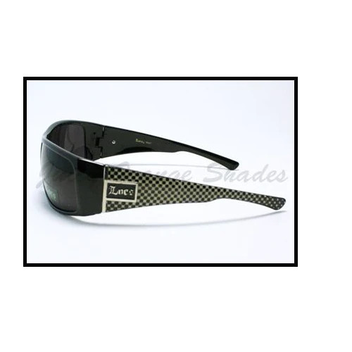 Locs Gangster Sunglasses - 9047 - Checker Print