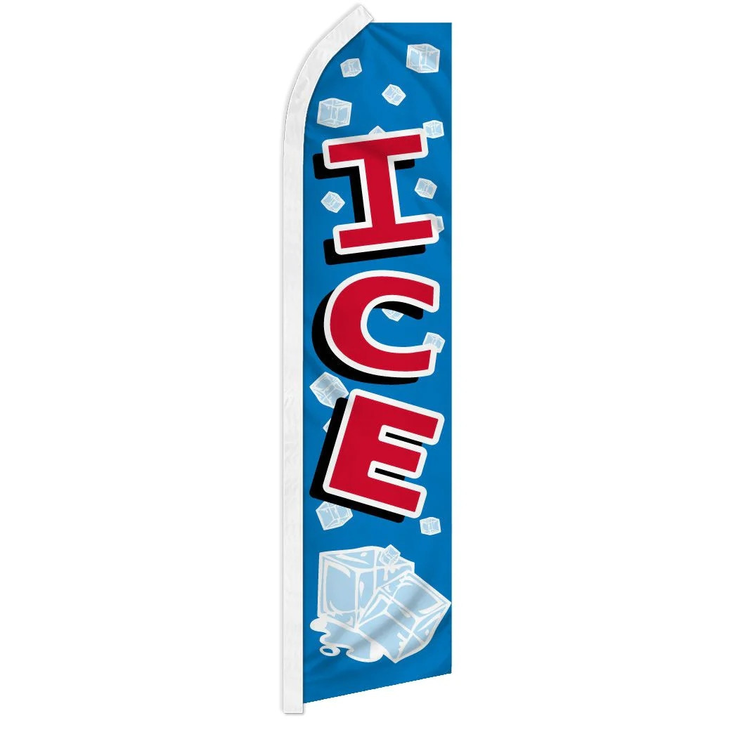 Ice - HUGE Advertising Flag