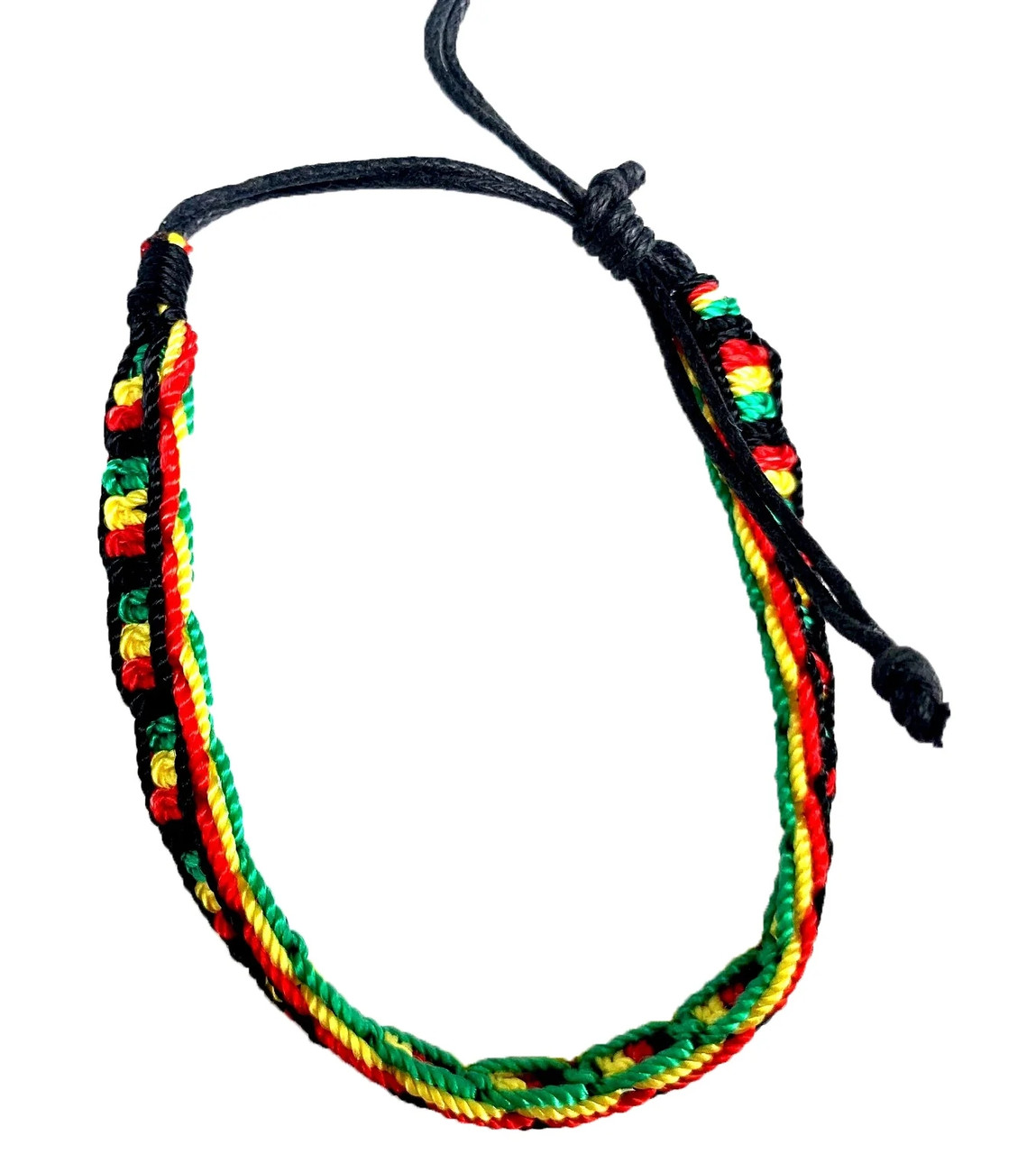 Rasta Braided Bracelet - Style #5