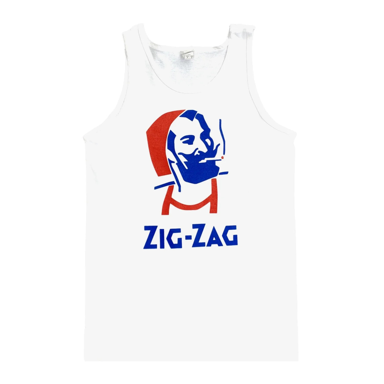 Zig Zag Singlet / Tank Top - Available in Small to  XXL