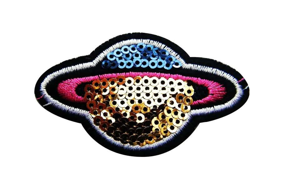 Space Planet Sequin Patch