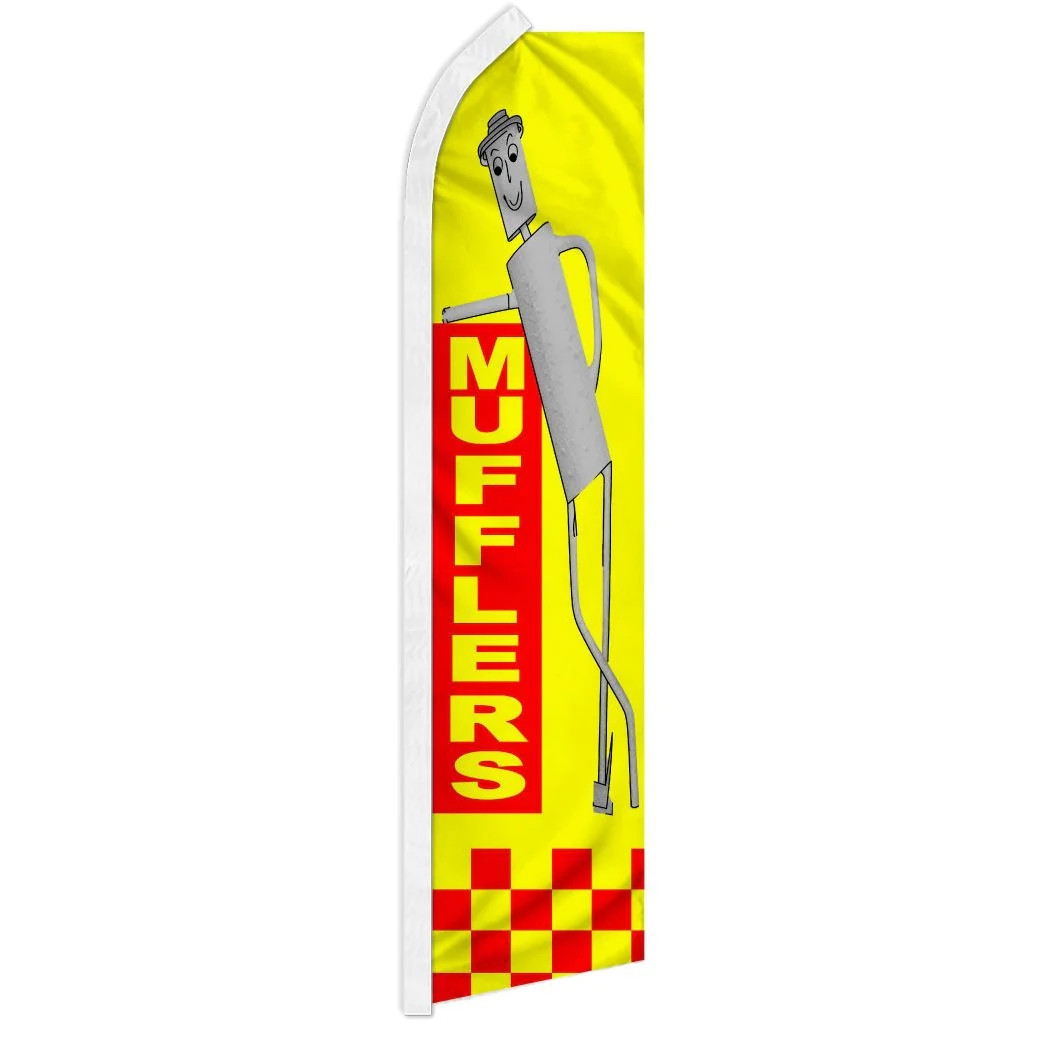 Mufflers - HUGE Advertising Flag Set