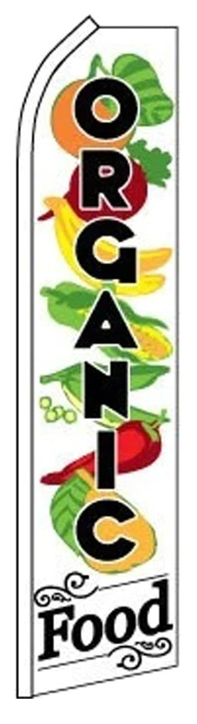 Organic Food - HUGE Advertising Flag