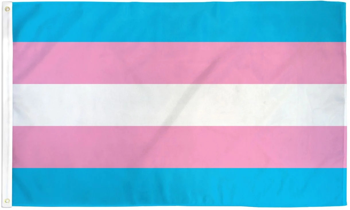 Transgender Pride Flag / Wall Hanging - 150cm x 90cm - LGBTQ Pride 