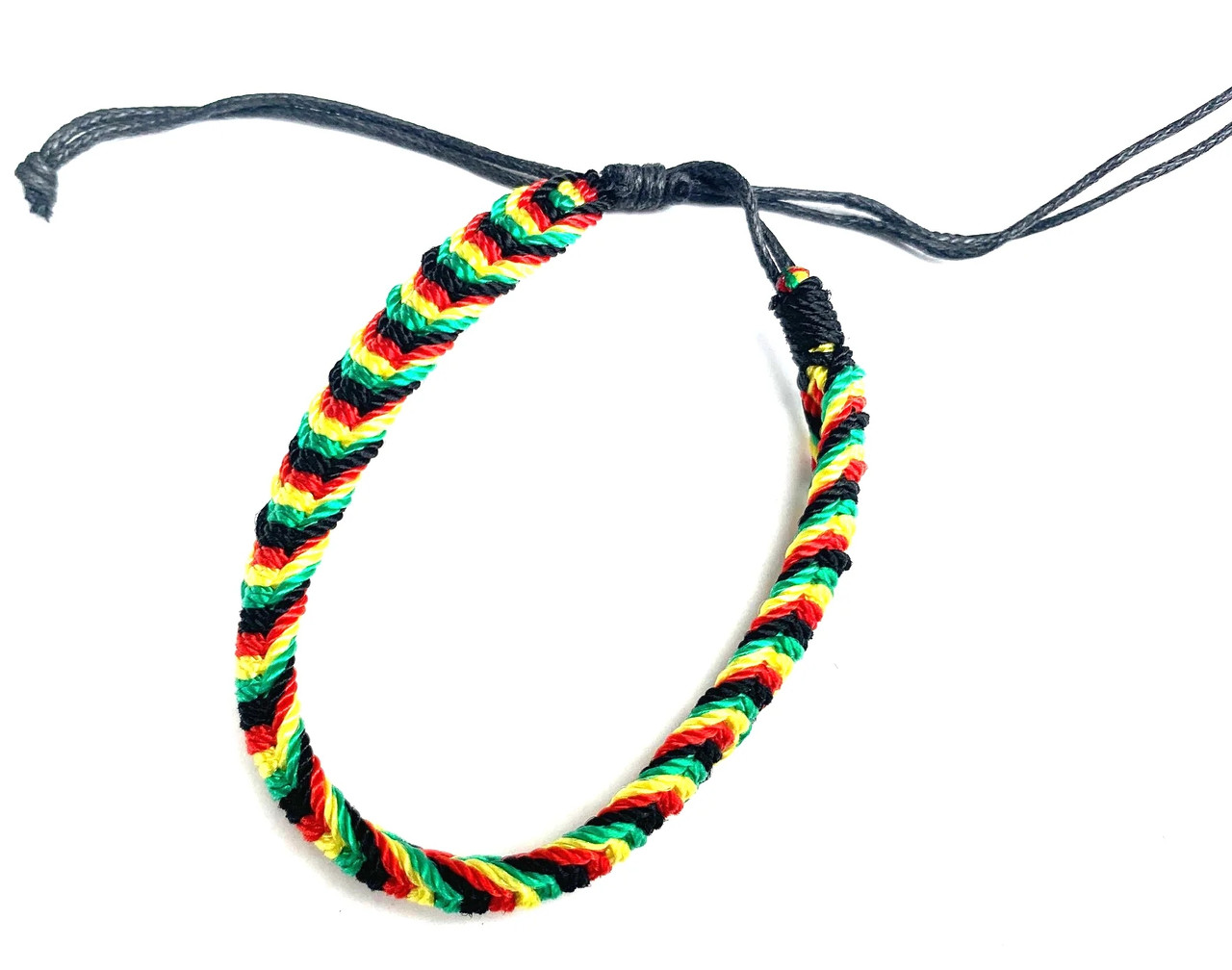 Rasta Braided Bracelet - Style #2