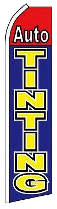 Auto Tinting - HUGE Advertising Flag