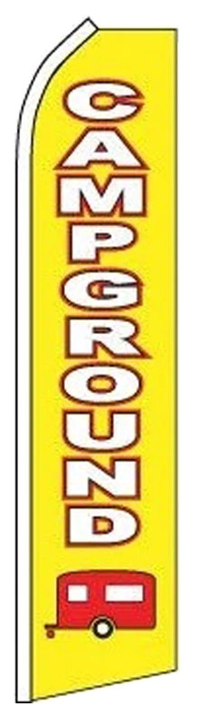 Campground - HUGE Advertising Flag Set