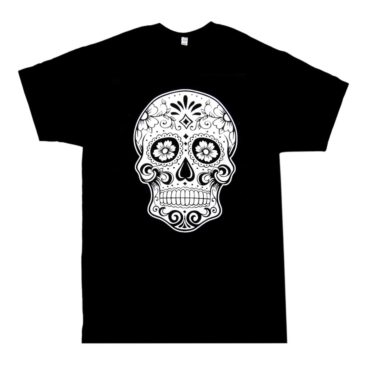 Candy Skull Shirt - Dia De Los Muertos - available in S, M, L, XL, XXL