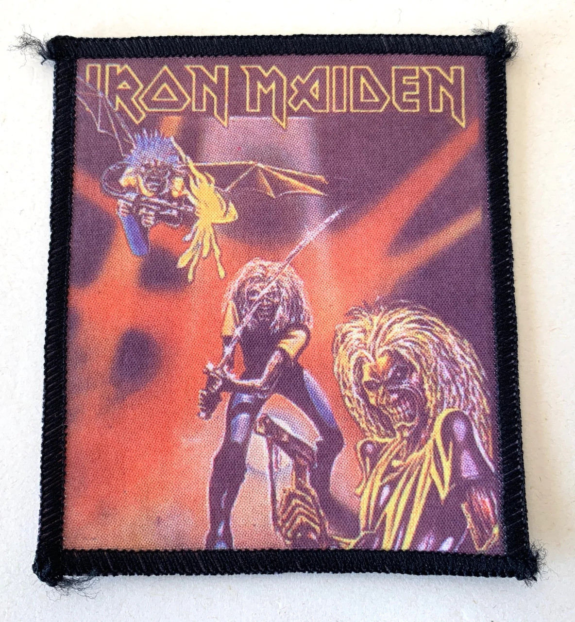 Vintage Iron Maiden Patch - Maiden Japan