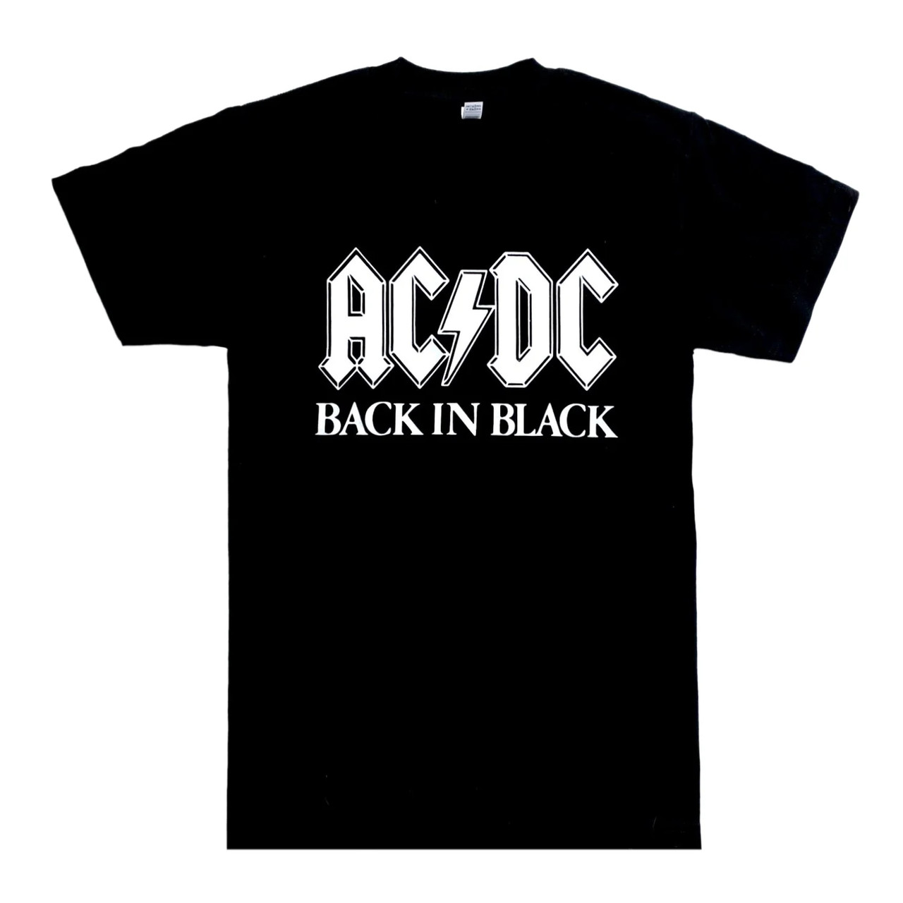 ACDC Shirt - 'Back In Black' - Sizes S, M, L, XL, 2XL, 3XL, 4XL, 5XL