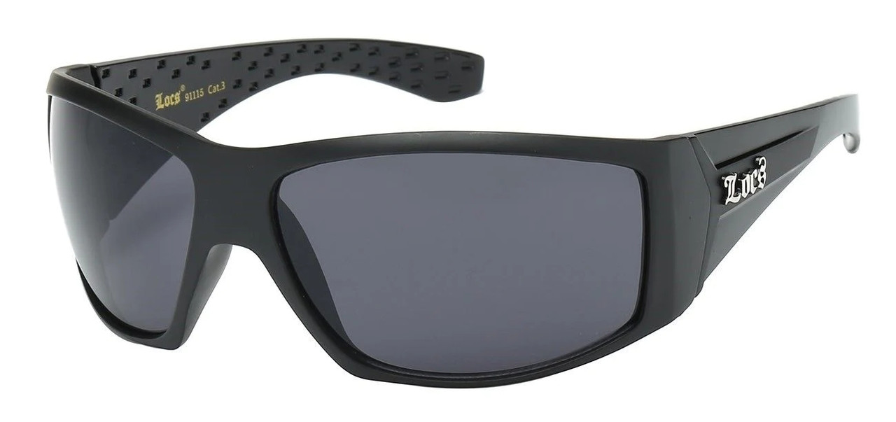 Authentic Locs Gangster / Biker Sunglasses - 91115  - Available in 2 Colourways