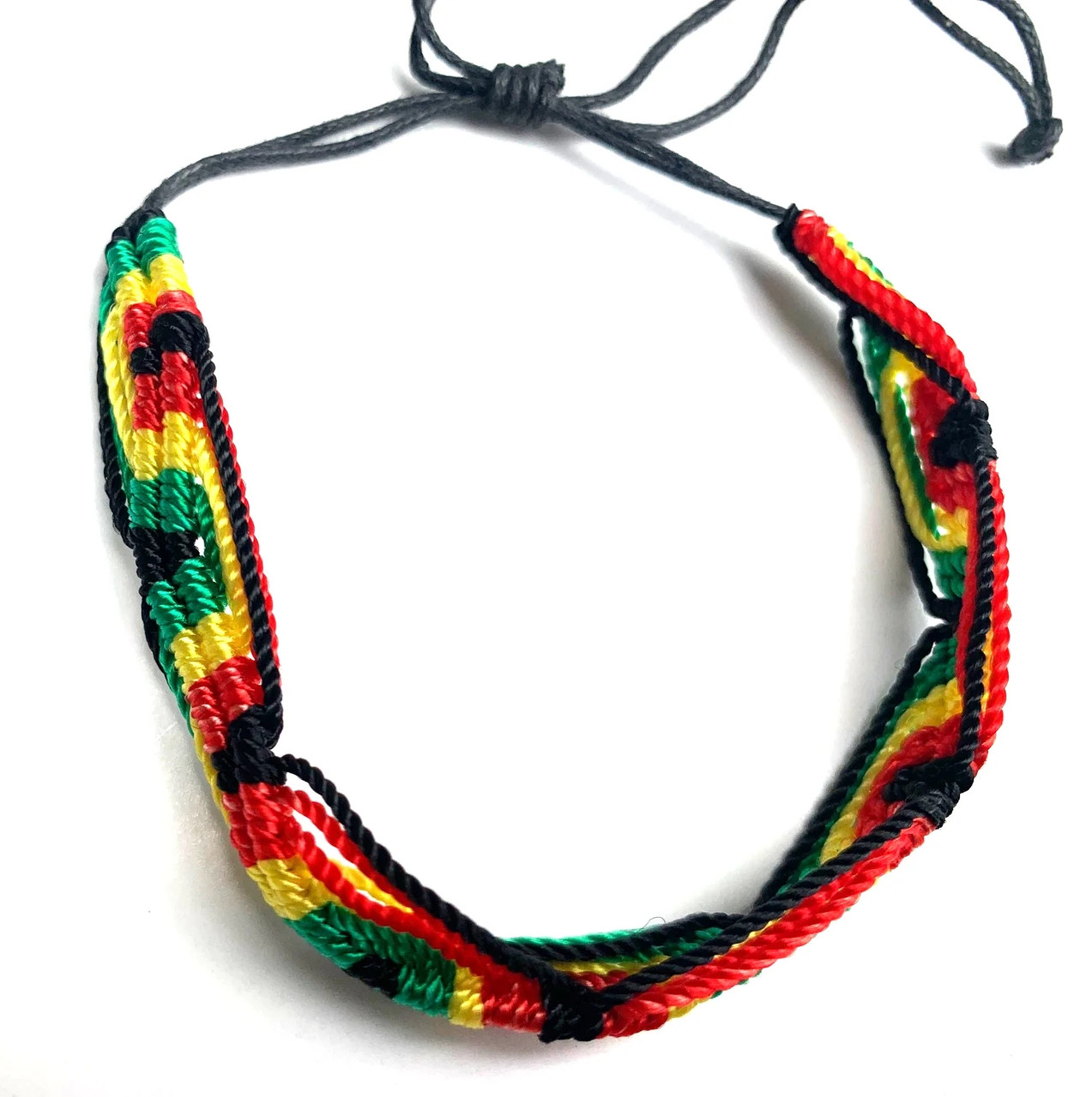 Rasta Braided Bracelet - Style #4