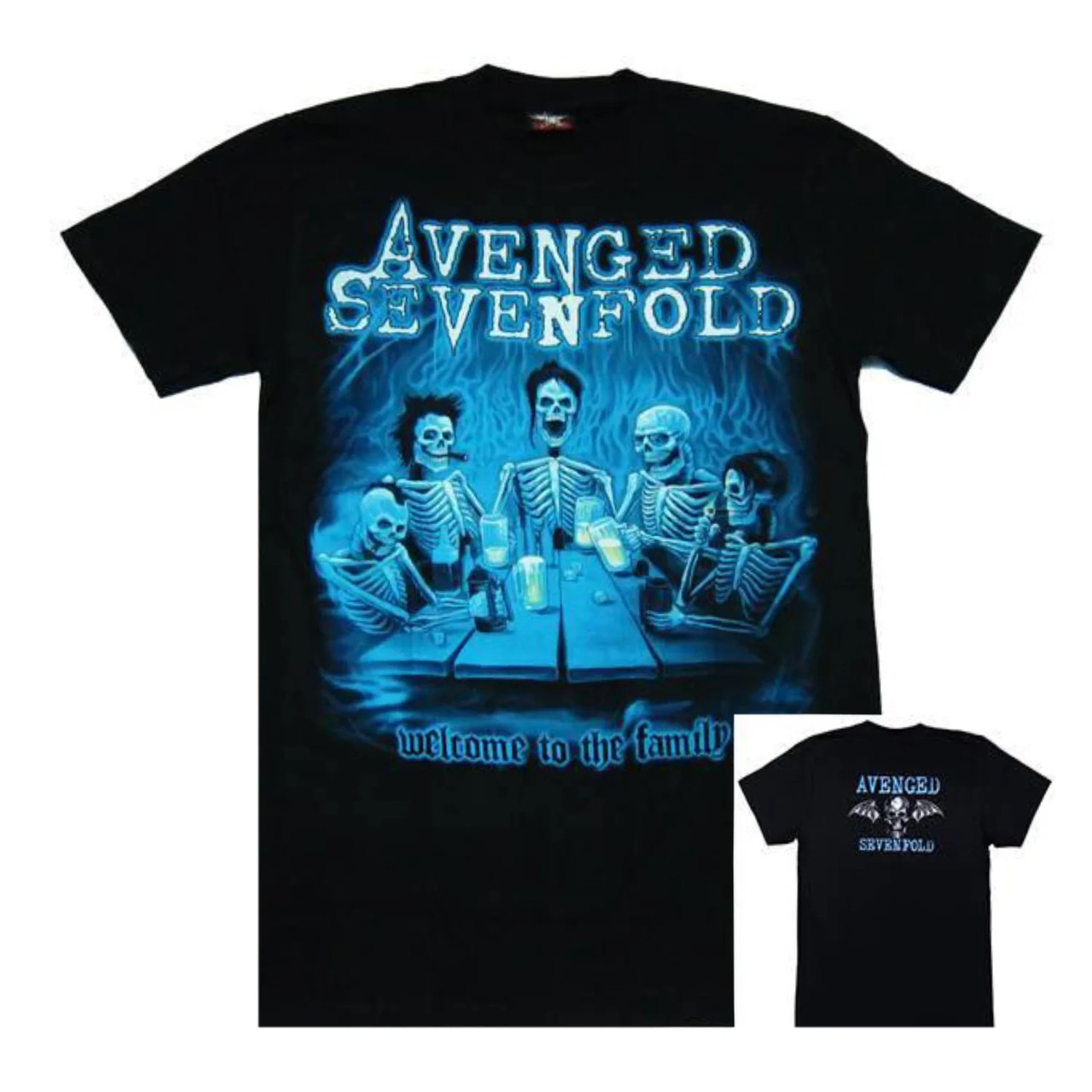 Avenged Sevenfold Shirt- Welcome to The Family - S, M, L, XL, XXL