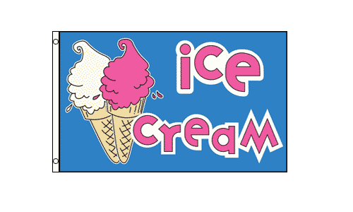 Ice Cream Flag / Sign