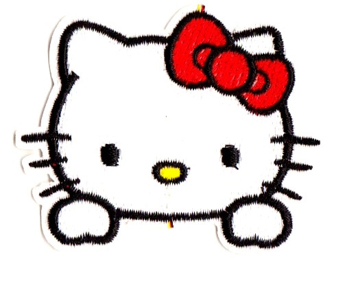 Hello Kitty Embroidered Patch #2