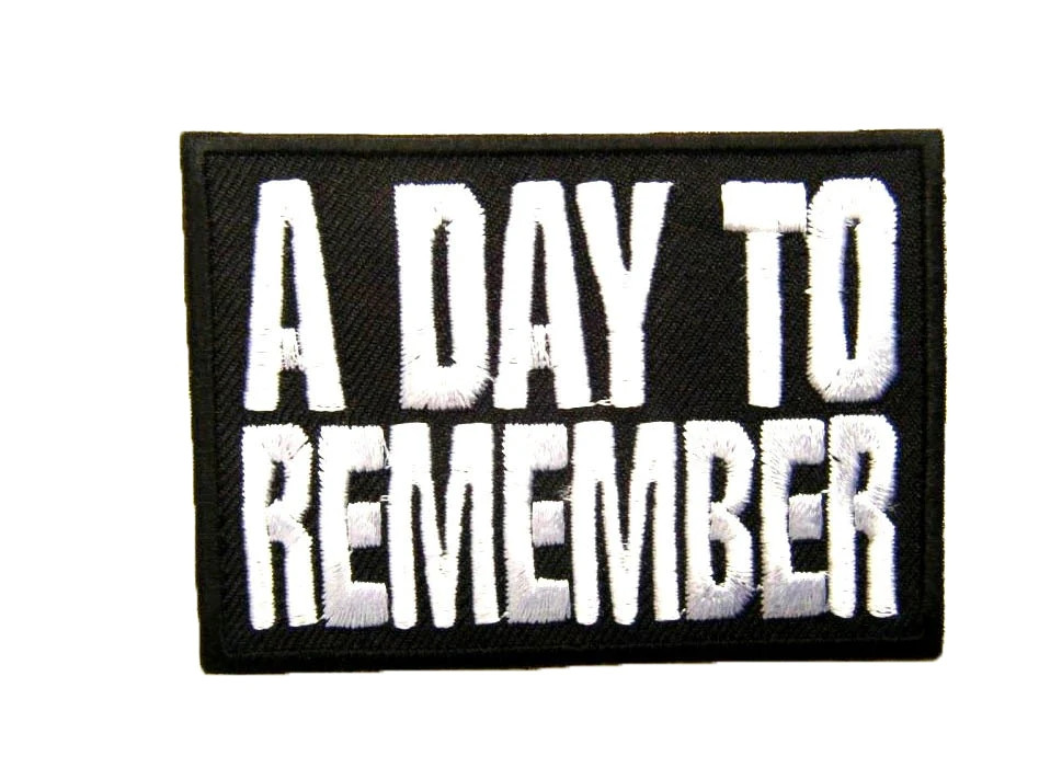 A Day To Remember Embroidered Patch