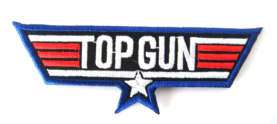 Top Gun Embroidered Patch - 3 Styles Available