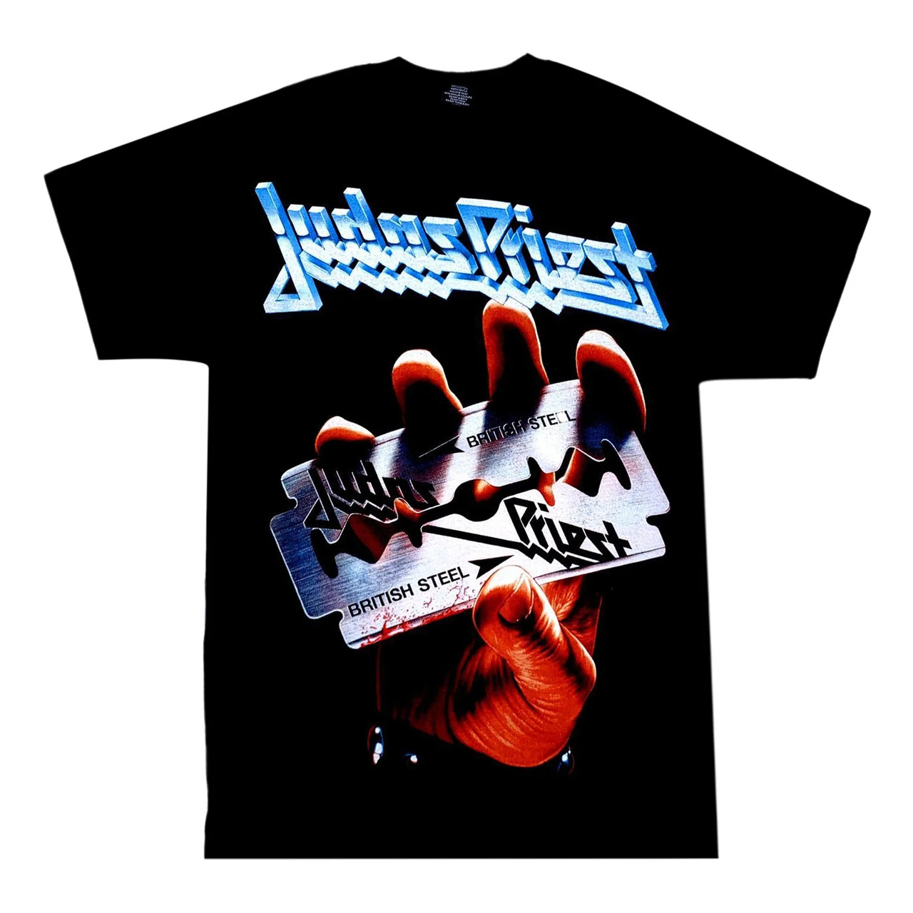 Judas Priest Shirt - 'British Steel' - Available in Size S, M, L, XL, 2XL, 3XL