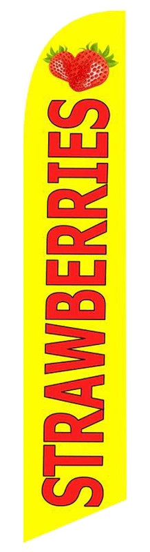 Strawberries - HUGE Advertising Flag