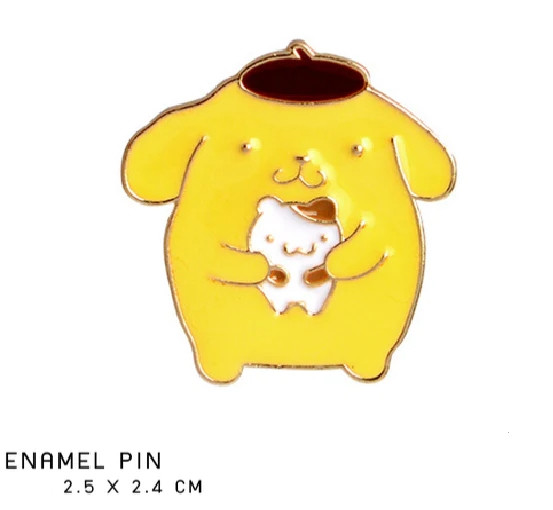 Pompompurin - Hello Kitty Enamel Pin / Badge