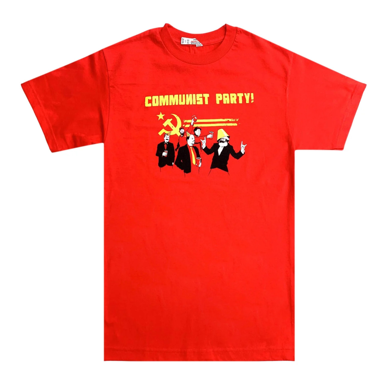Communist Party Shirt - Lenin, Marx, Mao - available in sizes S, M, L, XL, 2XL