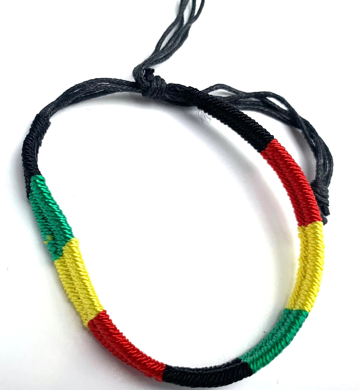 Rasta Braided Bracelet - Style #3