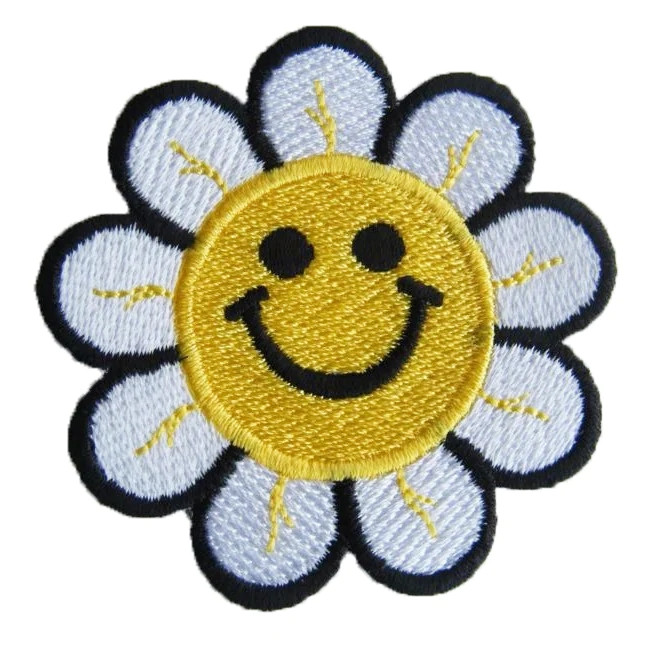 Smiley Face Daisy Patch - Flower Power