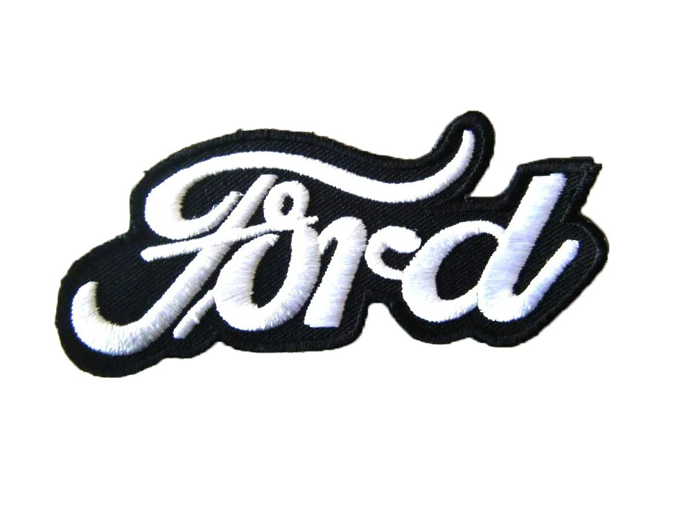 Ford Embroidered Patch - Old Black and white Logo