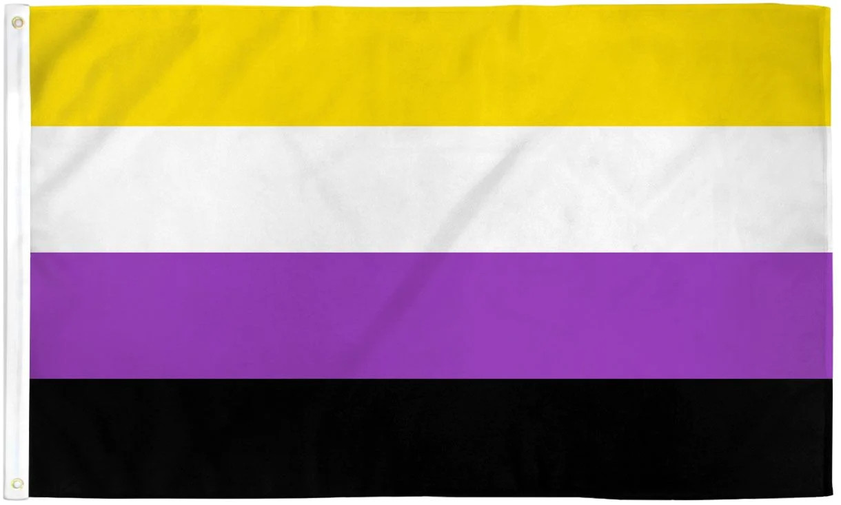Non-Binary Pride Flag / Wall Hanging - 150cm x 90cm