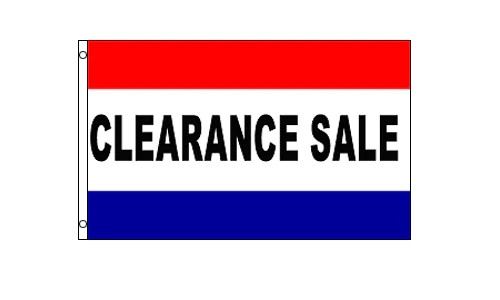 Clearance Sale Flag / Sign
