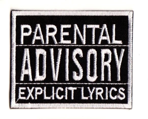 Parental Advisory - Explicit Lyrics Embroidered Patch