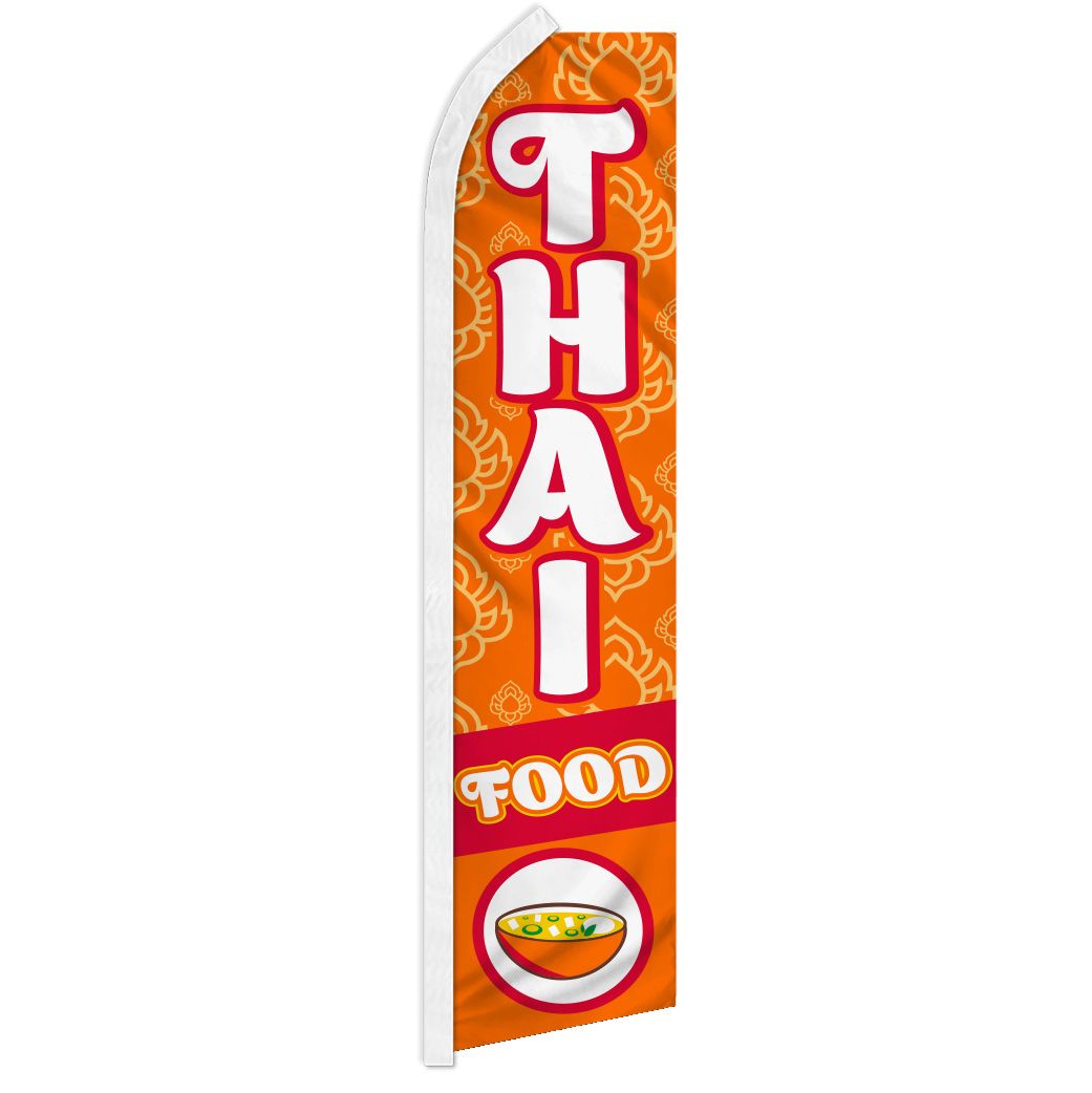 Thai Food Advertising Flag