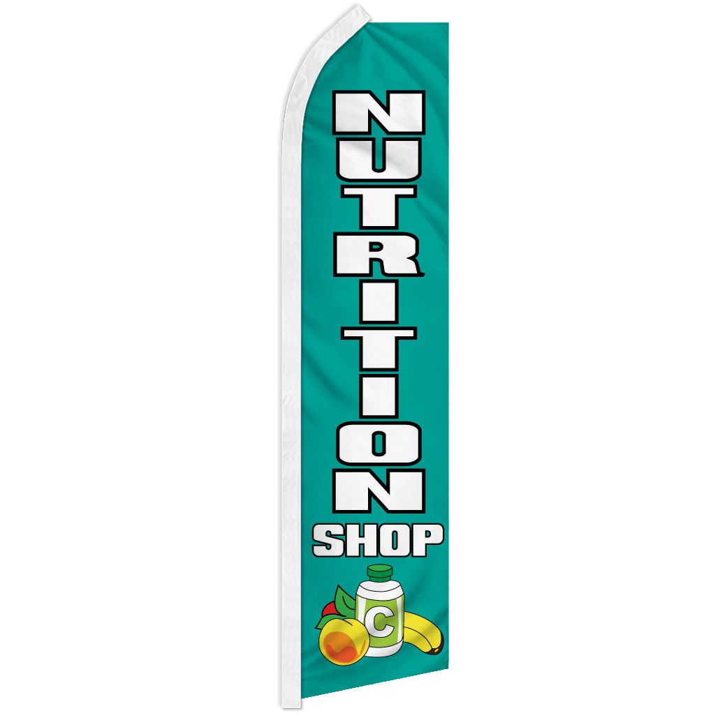 Nutrition Shop - HUGE Advertising Flag
